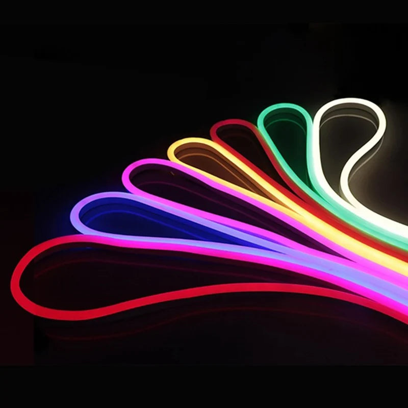 neon lights for rooms decoration DC 12V LED Soft neon tube light bendable for DIY Letters Waterproof neon lamp
