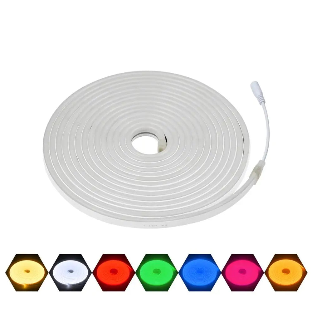 neon lights for rooms decoration DC 12V LED Soft neon tube light bendable for DIY Letters Waterproof neon lamp