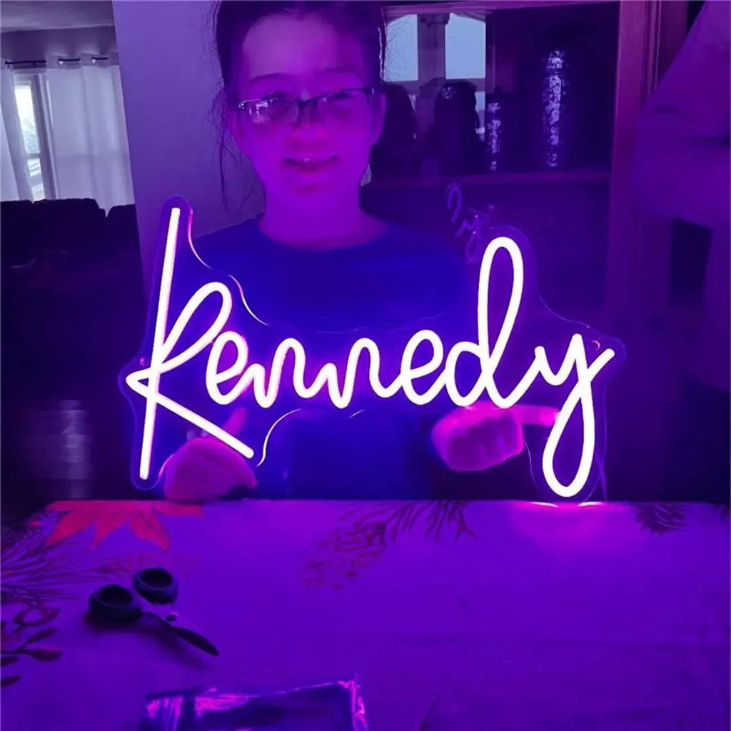 Custom Neon Sign | Neon Lights｜Personalized Gifts | Nursery Name Sign | Personalized Neon | LED Light Neon Sign｜Wall Decor