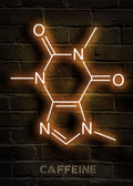 Neon Style Chemistry Molecules Poster Physics Science Prints