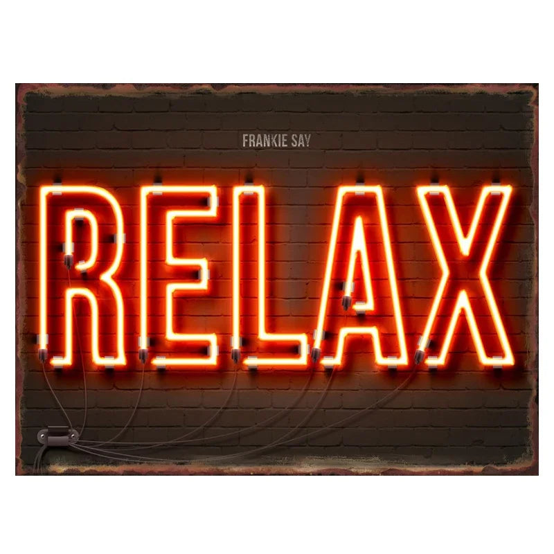 Neon Slogan for Bar Metal Tin Sign