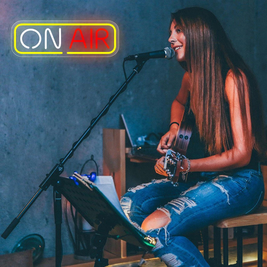 Live On Air Neon Signs