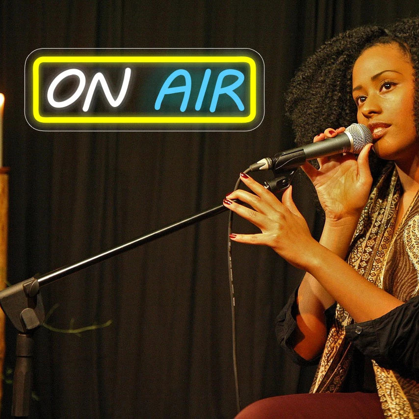 Live On Air Neon Signs