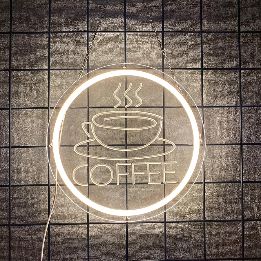 Handmade LED Neon Coffee Sign