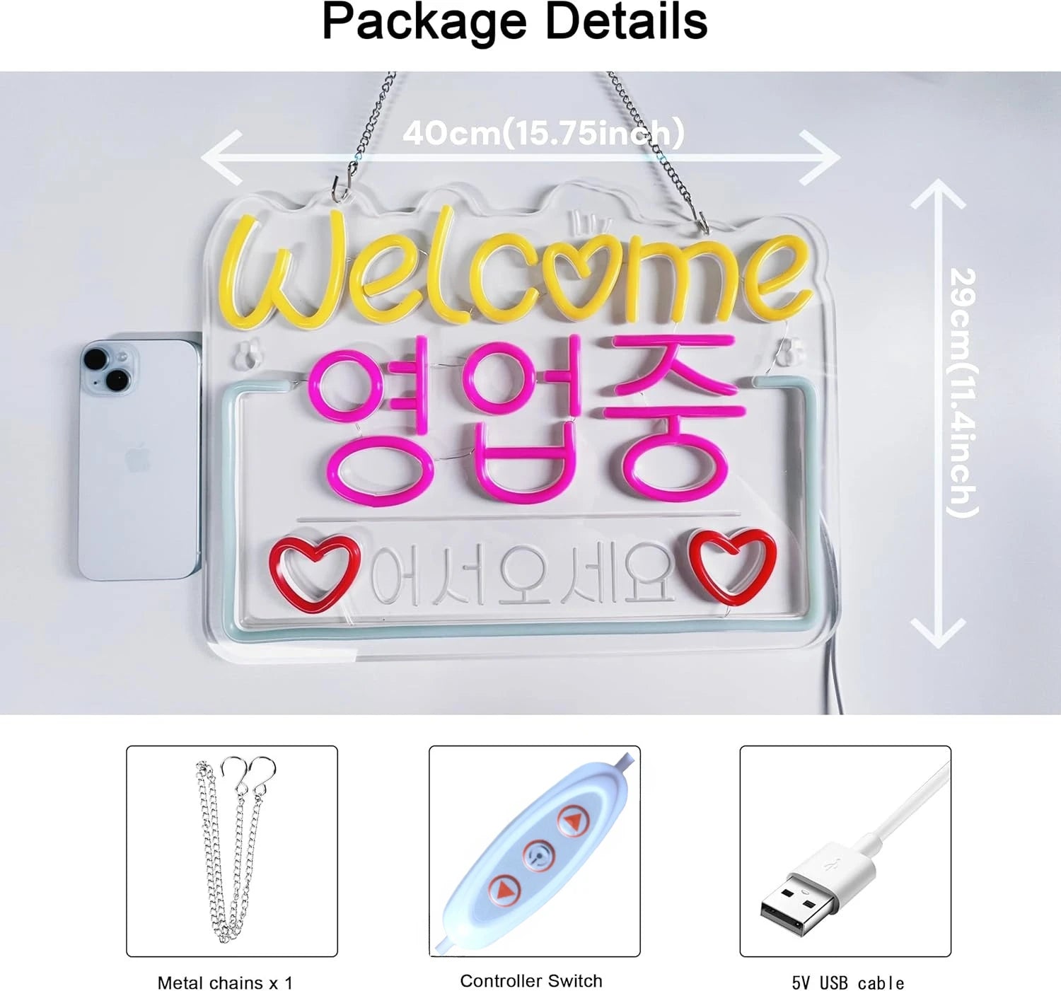 Neon Wall Sign Dimmable Welcome Neon Lights for Restaurant Store Salon Caffee Shop Bar Market Decor Aesthetics Draw Celebratory