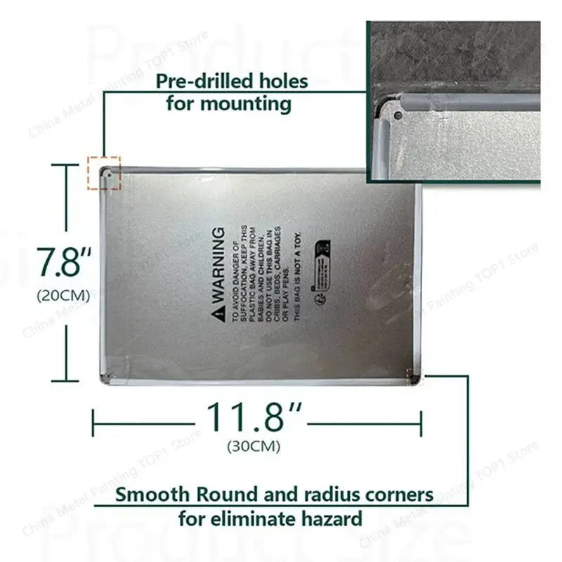 Neon Slogan for Bar Metal Tin Sign